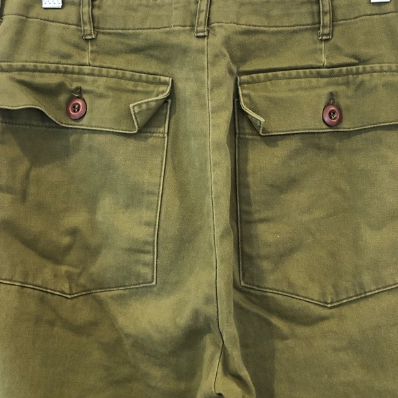 DOEN Wilder Pants in Pine/Olive Green Size 29 - Picture 7 of 7